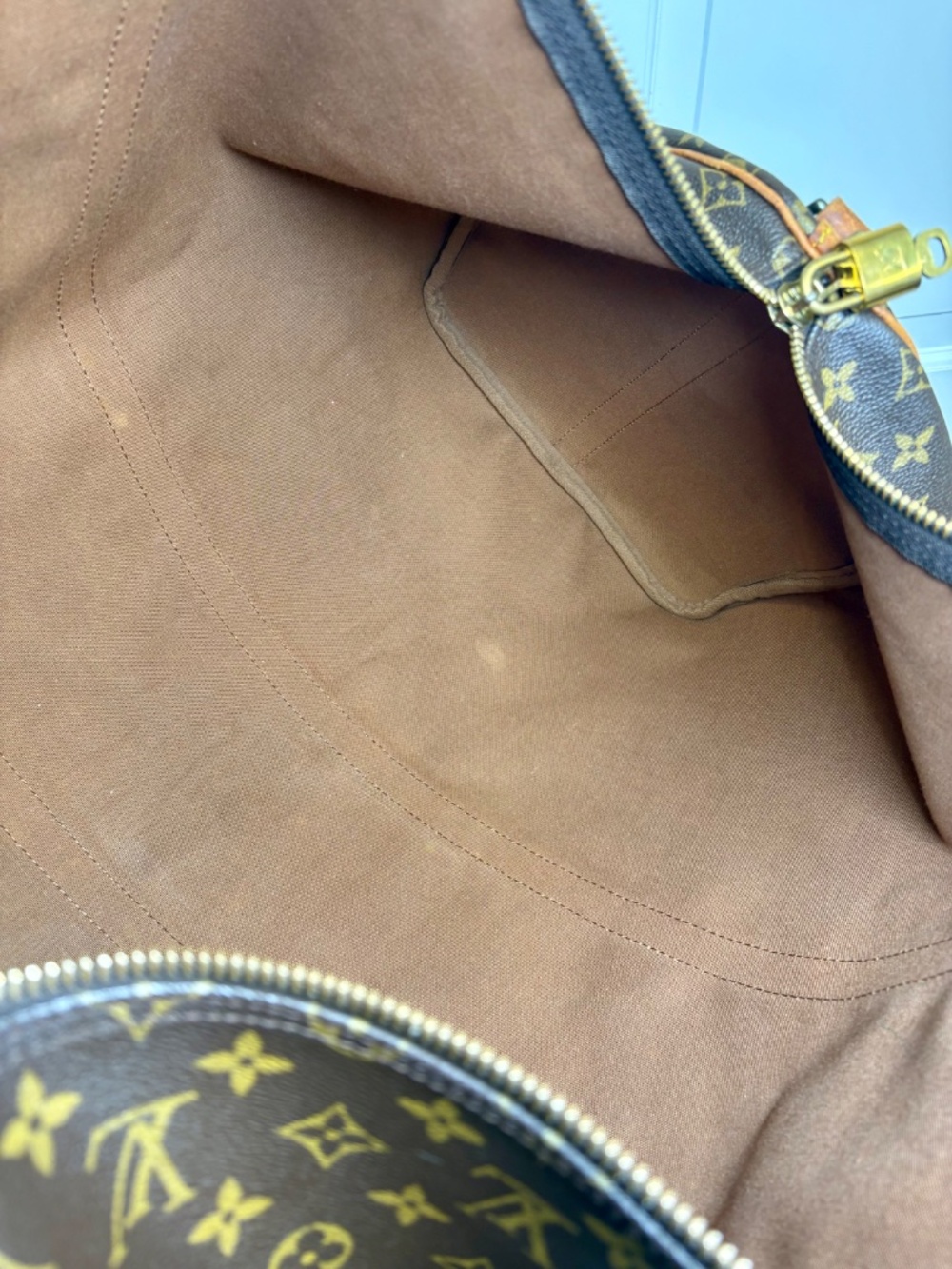 Vintage Louis Vuitton Monogram Keepall Bandouliere 55 - Picture 12 of 13